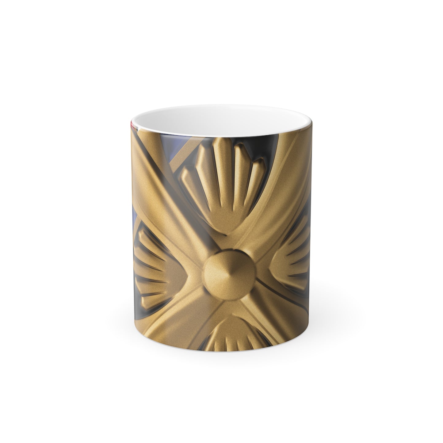 Coffee Mug - DFC Society Challenge Coin Wrap Color Morphing Mug, 11oz