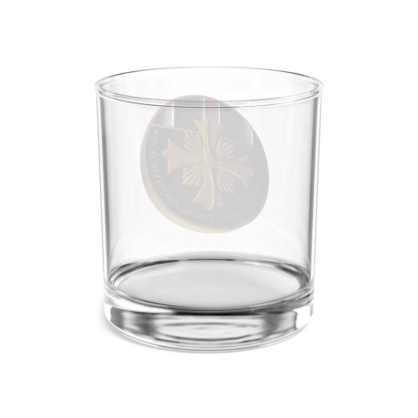 DFC Society Challenge Coin Rocks Glass, 10oz