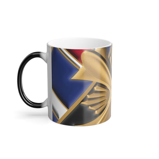 Coffee Mug - DFC Society Challenge Coin Wrap Color Morphing Mug, 11oz