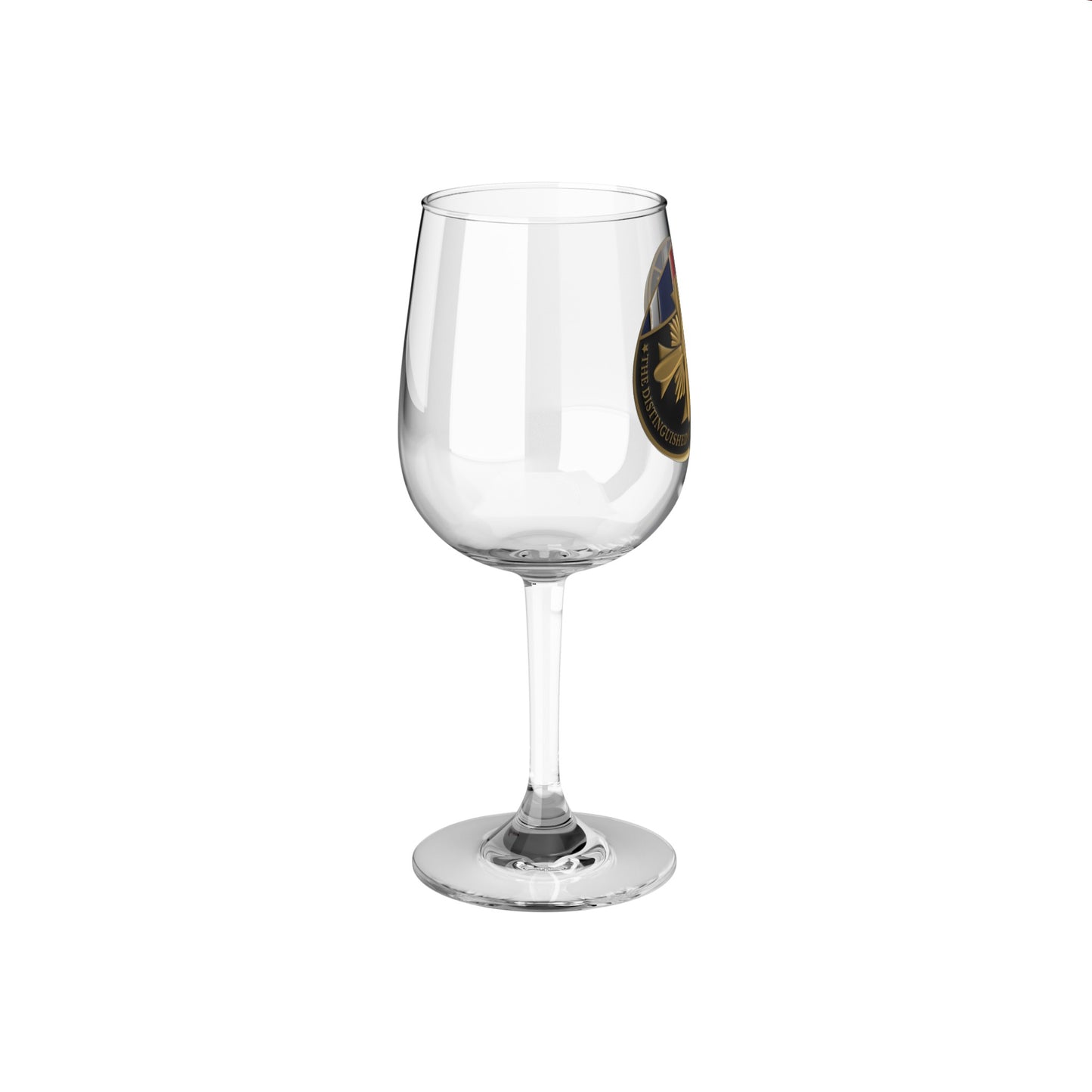 DFC Society Challenge Coin Wine Glass, 12oz