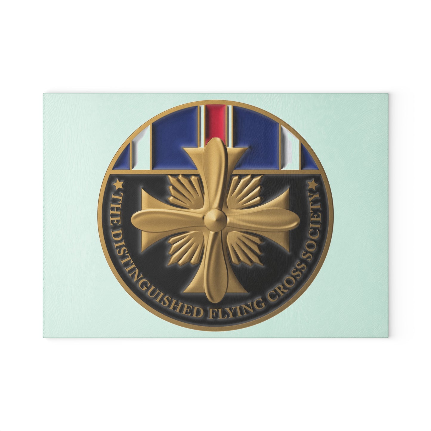 Cutting Board - Glass Cutting Board, DFC Society Challenge Coin