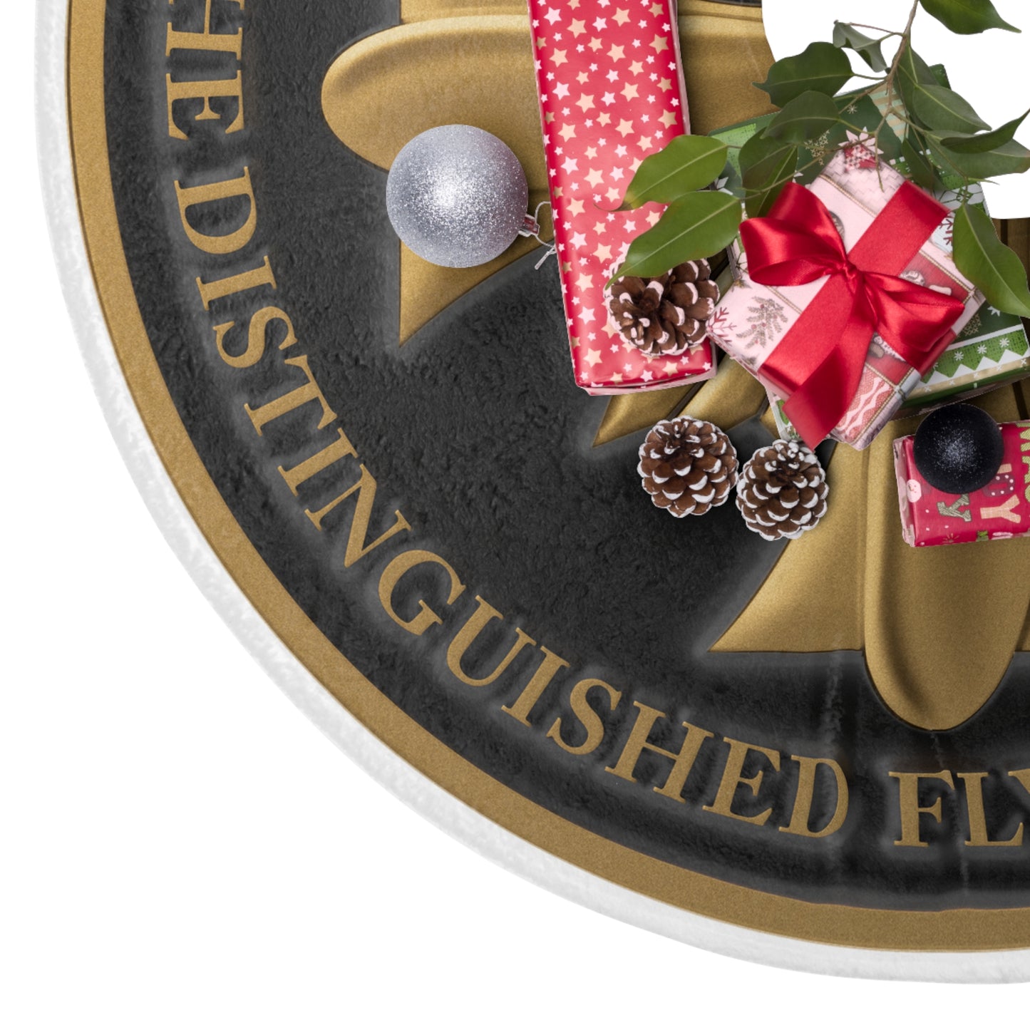 Christmas Tree Skirt - DFC Society Challenge Coin