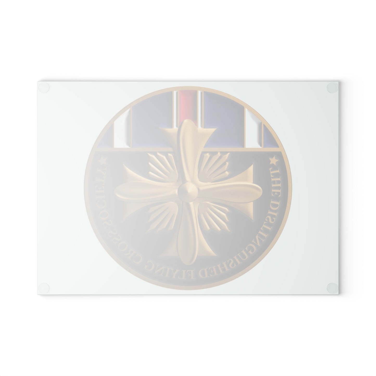 Cutting Board - Glass Cutting Board, DFC Society Challenge Coin