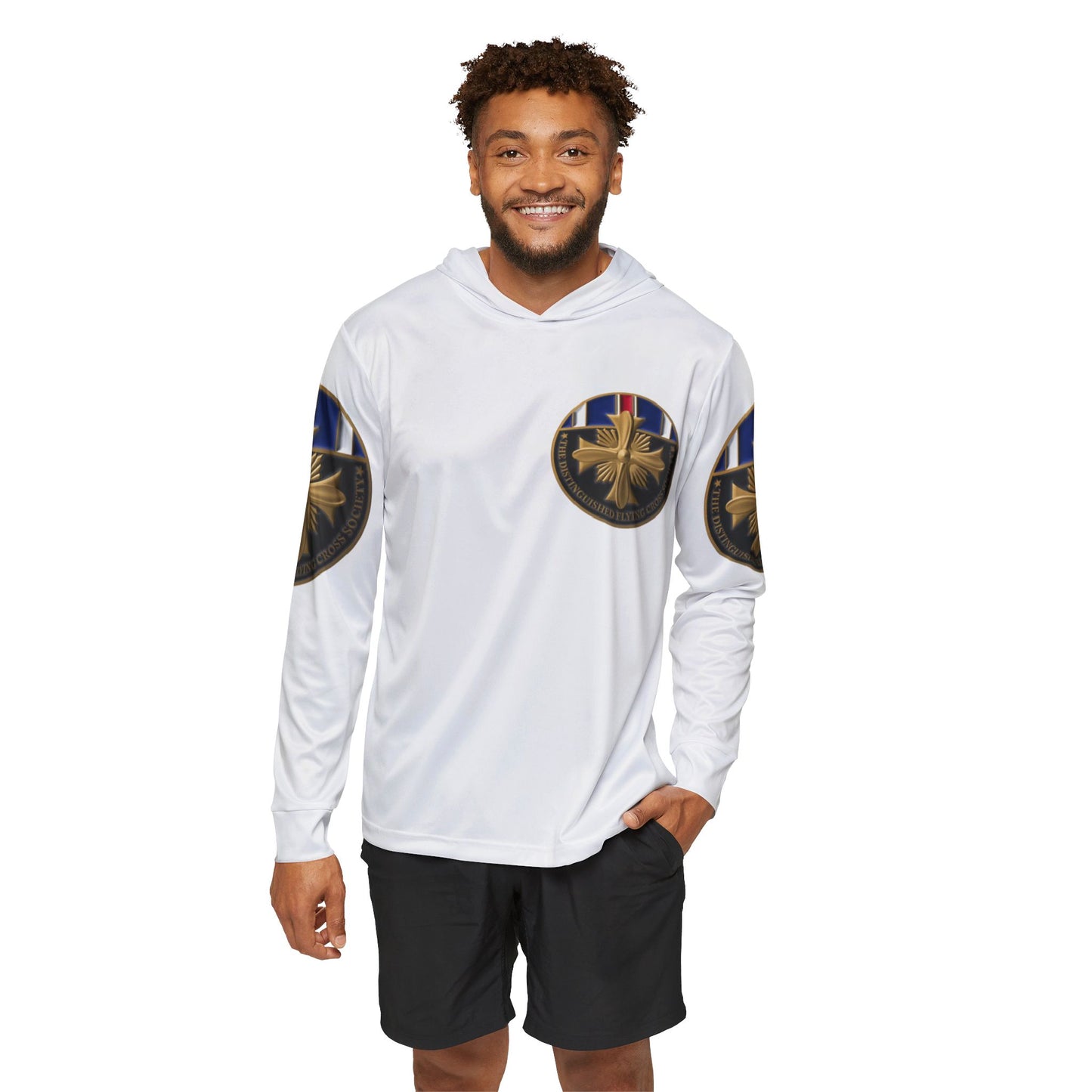 Hoodie - Men's Sports Warmup Hoodie, DFC Society Challenge Coin