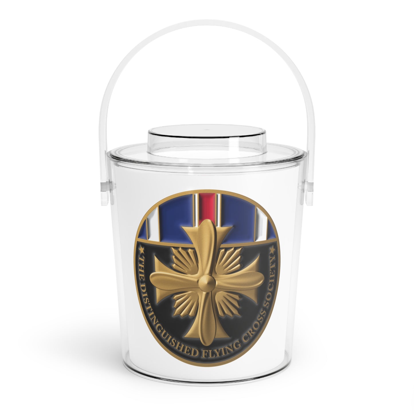 Ice Bucket with Tongs - DFC Society Challenge Coin