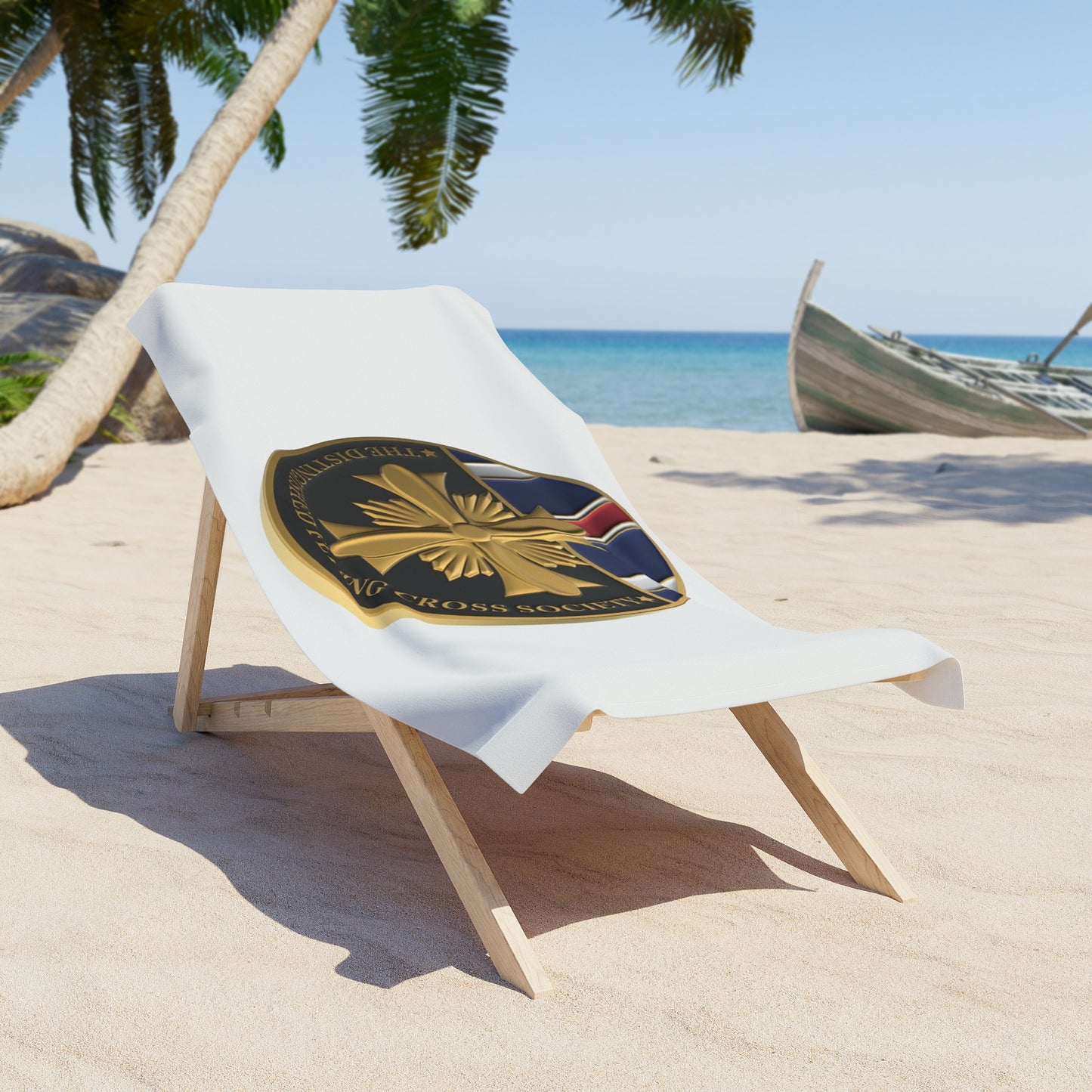 Beach Towel - 3D DFC Society Challenge Coin